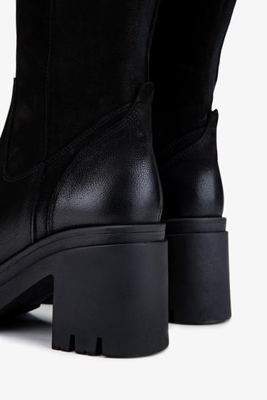  Valmenti Kadın Hakiki Deri Siyah Nubuk Casual Çizme