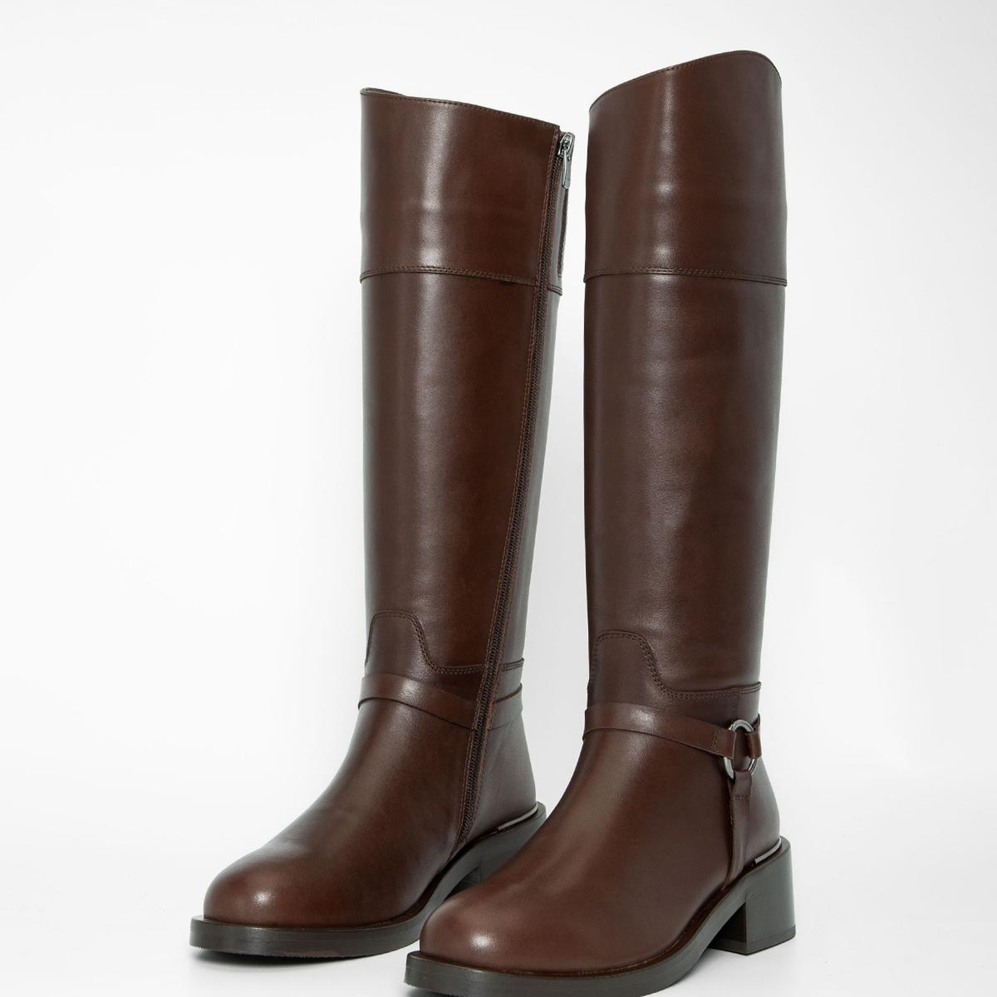 Valmenti Shaula Kadın Kahve DR Hakiki Deri Çizme