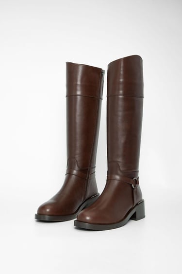  Valmenti Shaula Kadın Kahve DR Hakiki Deri Çizme