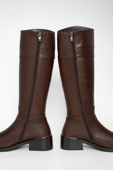  Valmenti Shaula Kadın Kahve DR Hakiki Deri Çizme