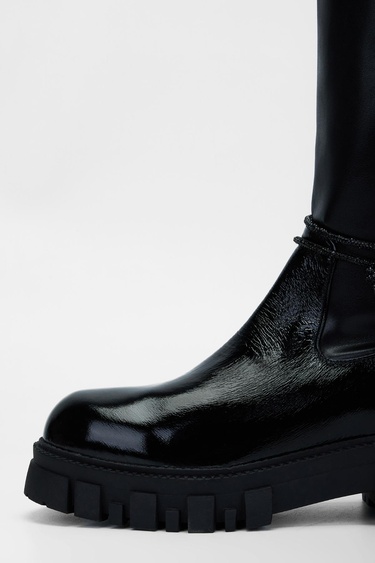  Valmenti Kadın Siyah Hakiki Deri Çizme