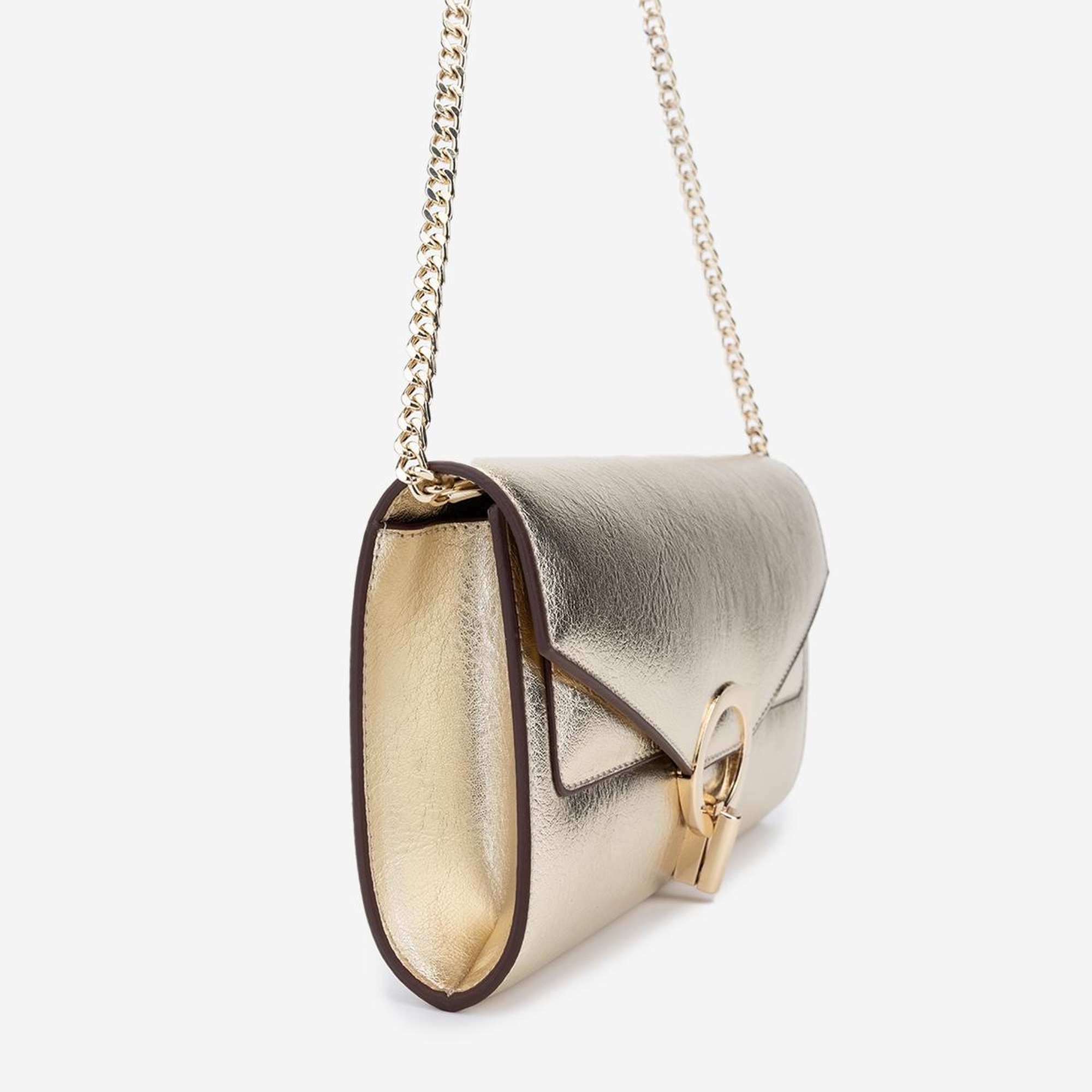 Valmenti Misay Kadın Altın Vegan Omuz Çanta