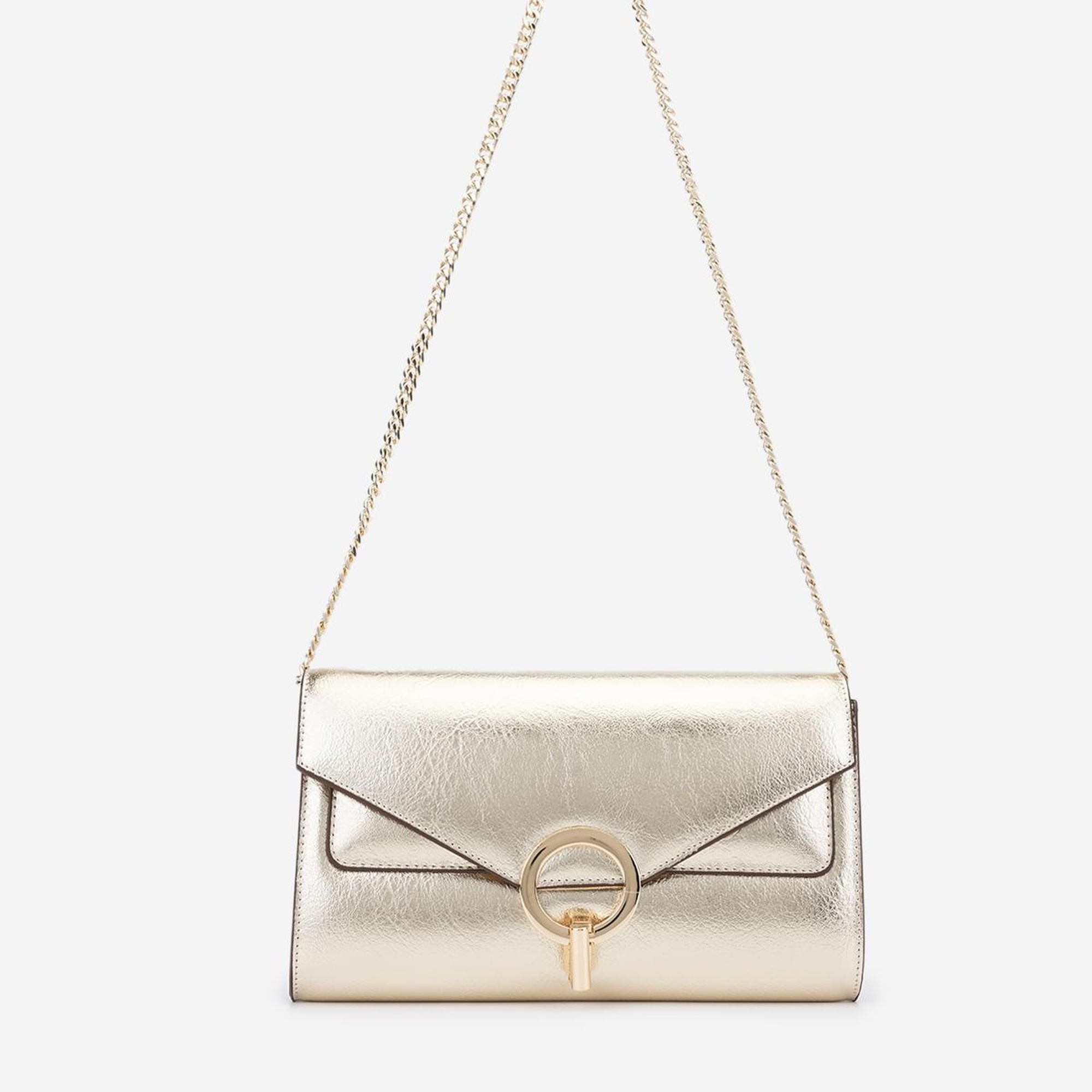 Valmenti Misay Kadın Altın Vegan Omuz Çanta