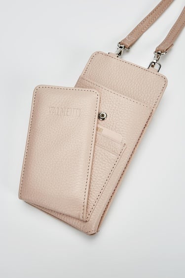  Valmenti Kadın Pudra Hakiki Deri GÜNLÜK Cuzdan,Kartlık,Anahtarlık