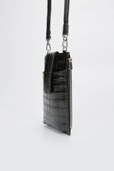  Valmenti Kadın Siyah Kroko Hakiki Deri Cuzdan,Kartlık,Anahtarlık