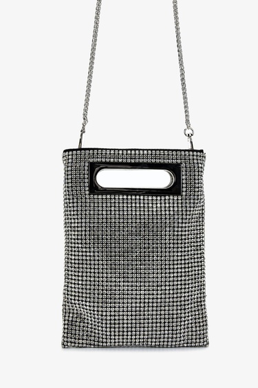  Valmenti Kadın Vegan Gri Omuz Çanta