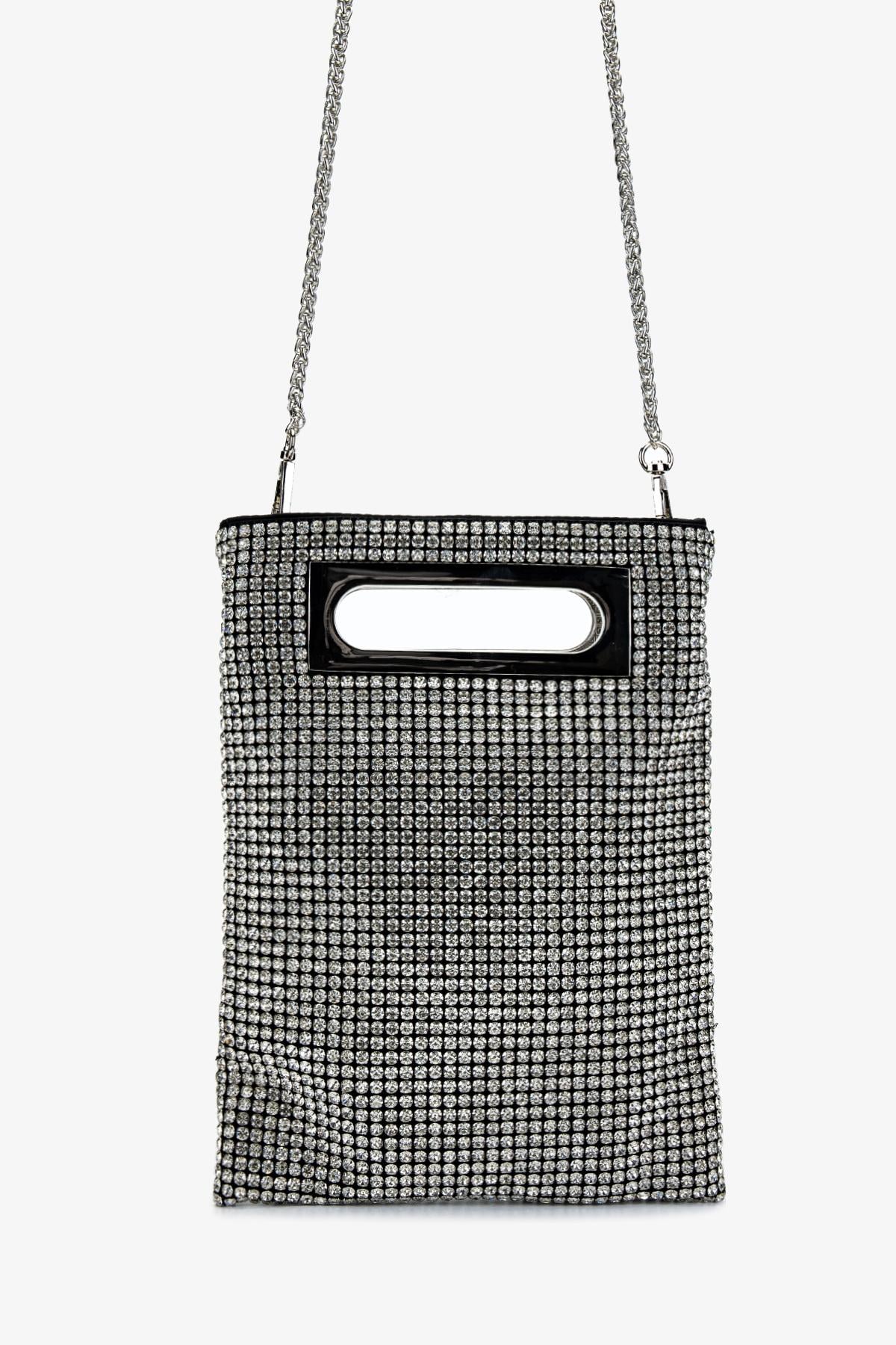  Valmenti Kadın Vegan Gri Omuz Çanta