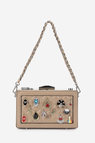  Valmenti Kadın Vegan Taupe Omuz Çanta