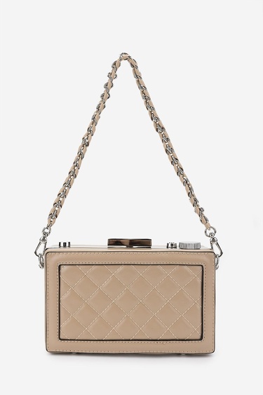  Valmenti Kadın Vegan Taupe Omuz Çanta