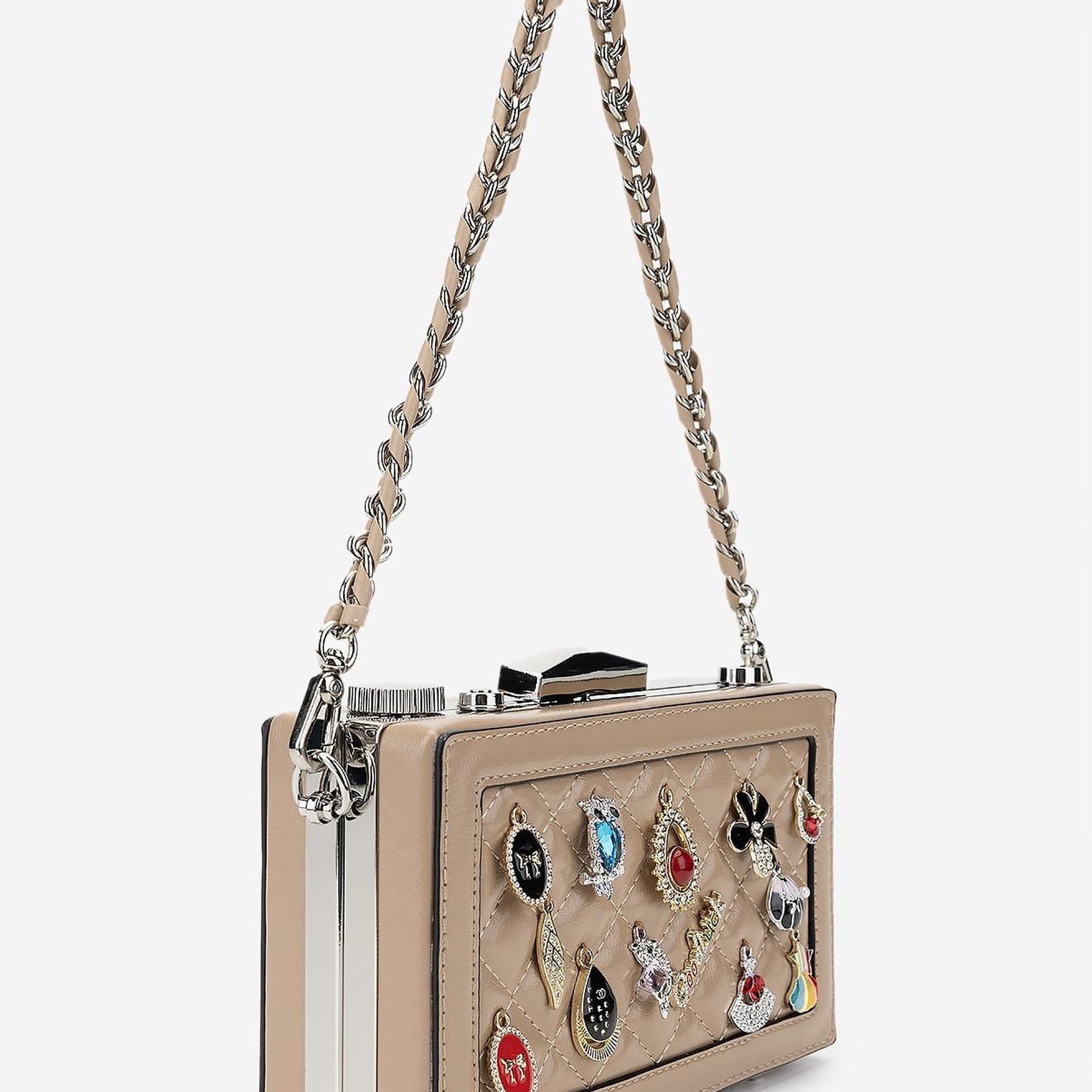 Valmenti Kadın Vegan Taupe Omuz Çanta