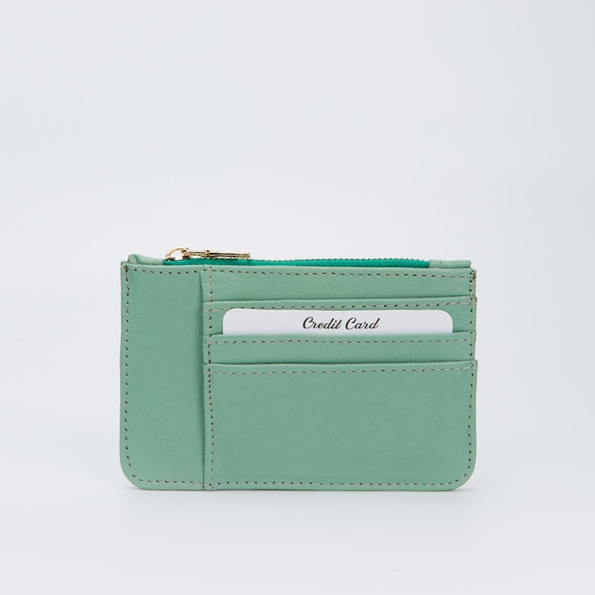 Valmenti Kadın Mint Hakiki Deri GÜNLÜK Cuzdan,Kartlık,Anahtarlık