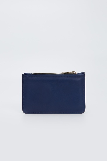  Valmenti Kadın Lacivert Hakiki Deri GÜNLÜK Cuzdan,Kartlık,Anahtarlık