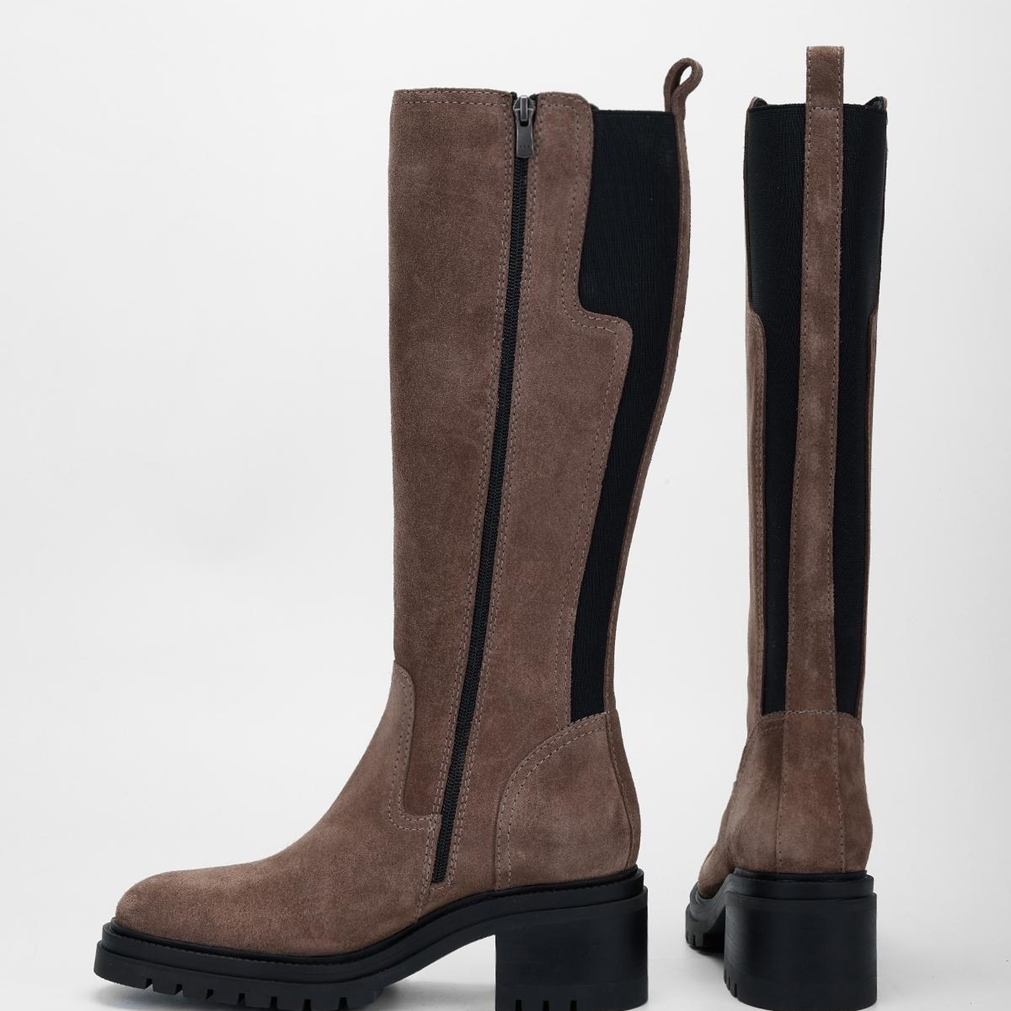 Valmenti Kadın Vizon Süet Hakiki Deri Çizme