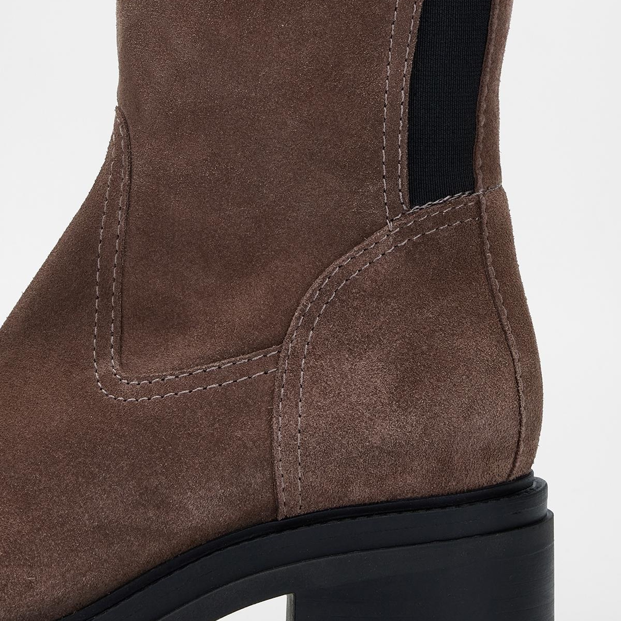 Valmenti Kadın Vizon Süet Hakiki Deri Çizme