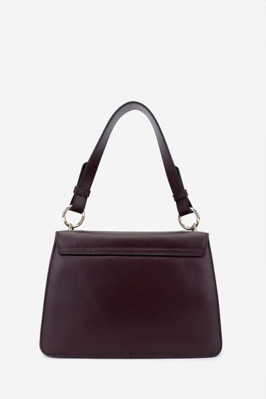  Valmenti Rizy Kadın Bordo Hakiki Deri Omuz Çanta