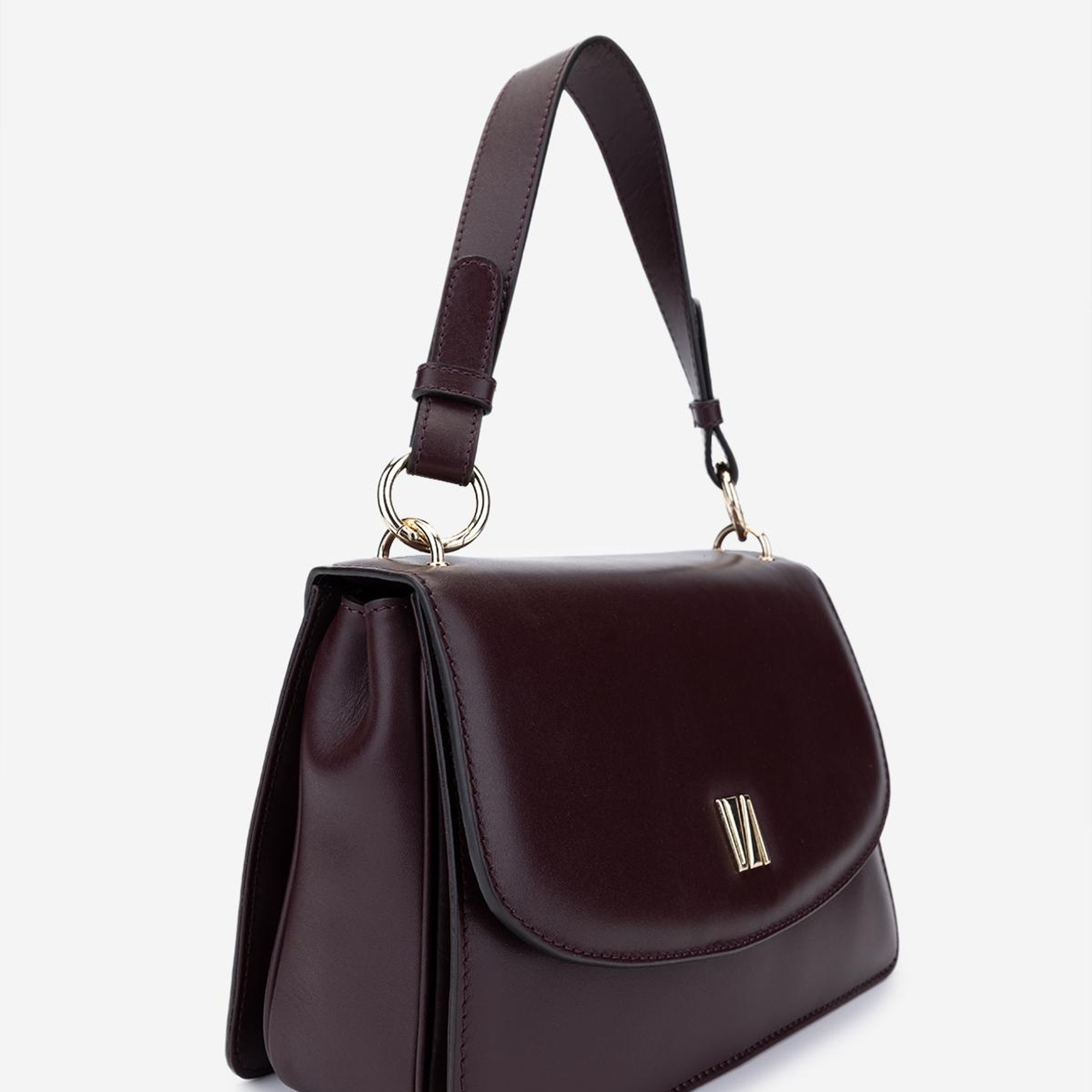 Valmenti Rizy Kadın Bordo Hakiki Deri Omuz Çanta