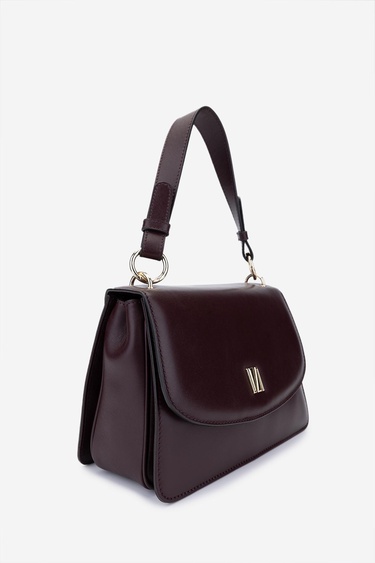  Valmenti Rizy Kadın Bordo Hakiki Deri Omuz Çanta