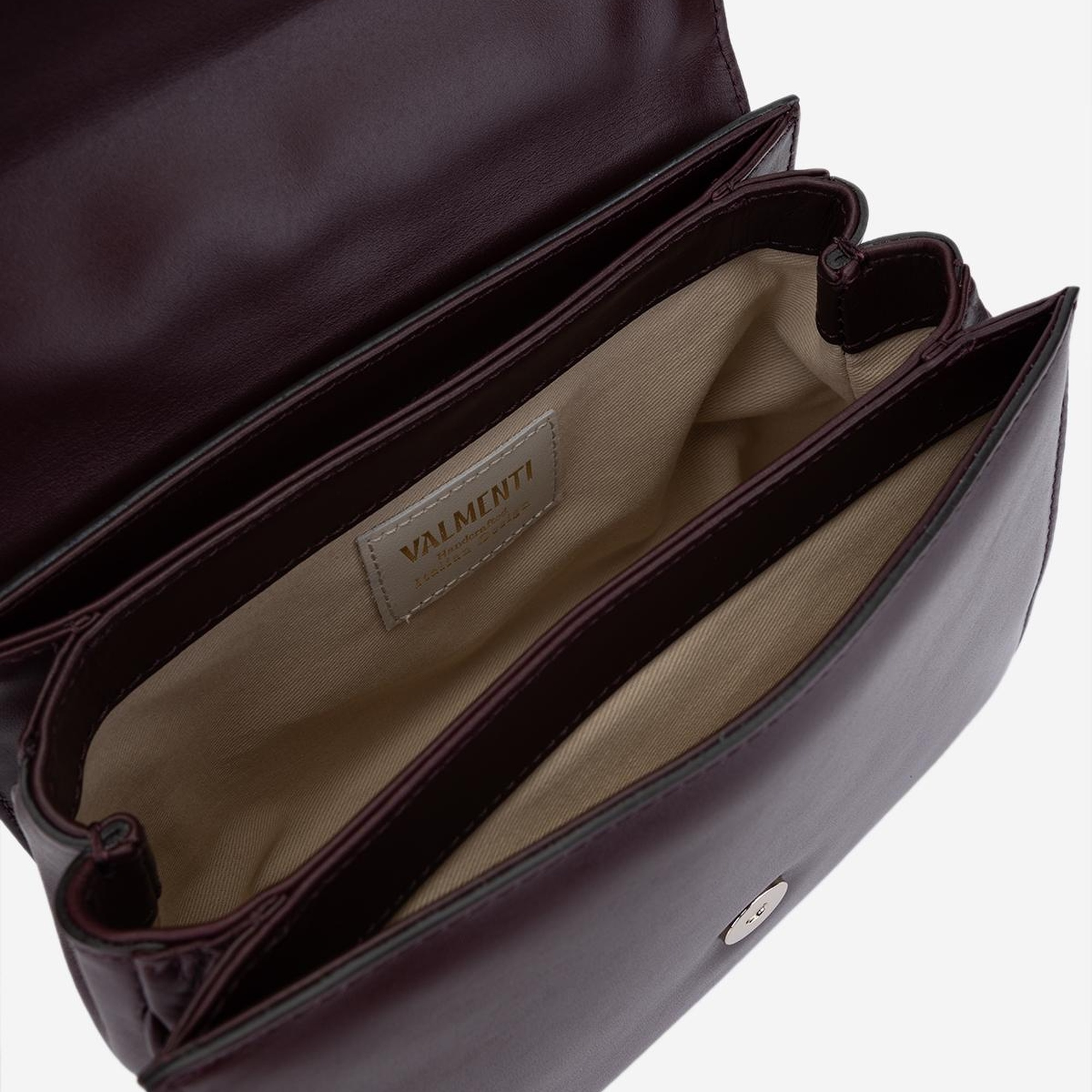 Valmenti Rizy Kadın Bordo Hakiki Deri Omuz Çanta