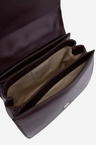  Valmenti Rizy Kadın Bordo Hakiki Deri Omuz Çanta