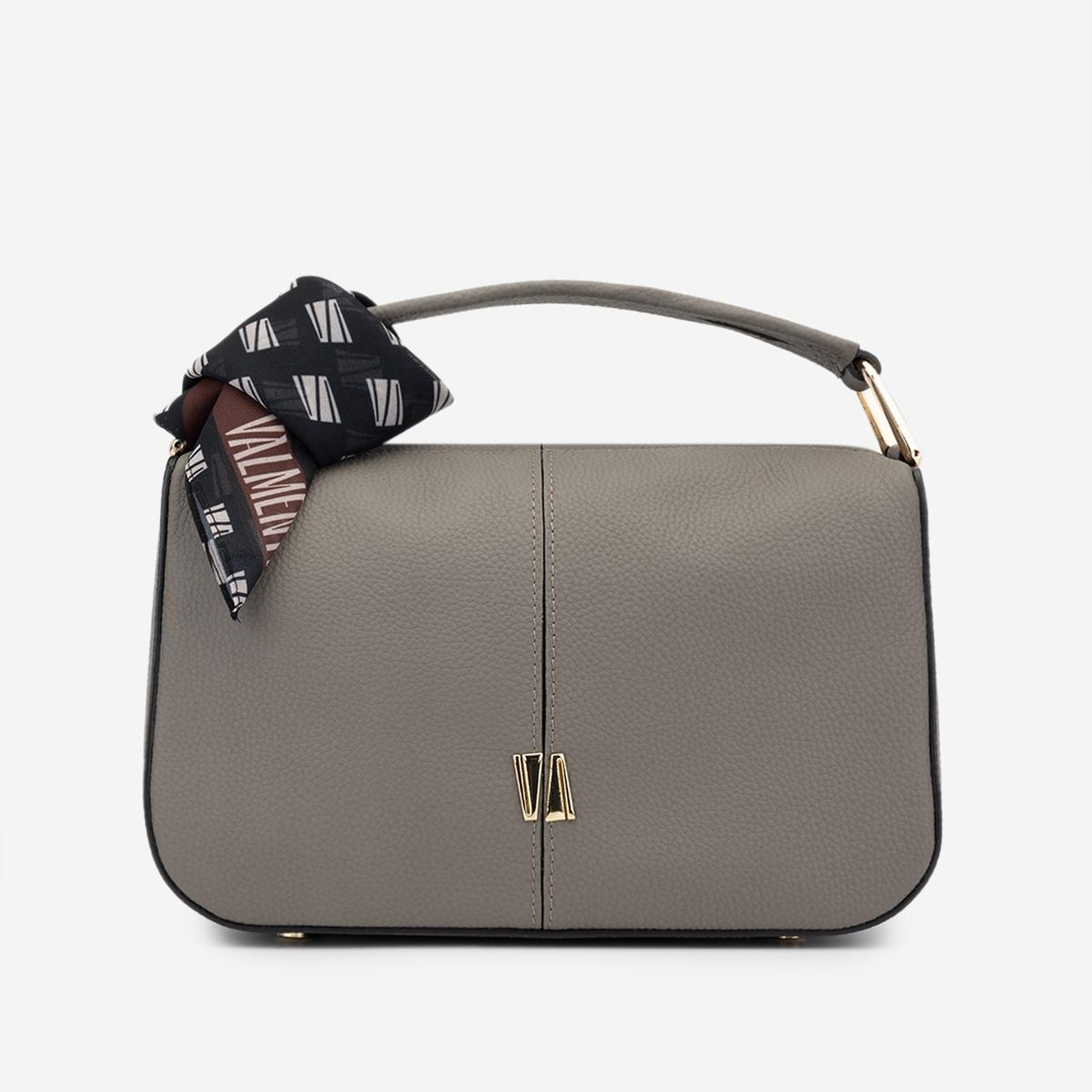 Valmenti Termo Kadın Gri Hakiki Deri Omuz Çanta
