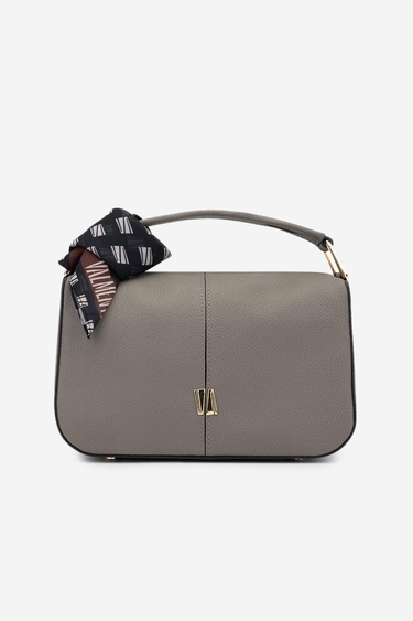  Valmenti Termo Kadın Gri Hakiki Deri Omuz Çanta