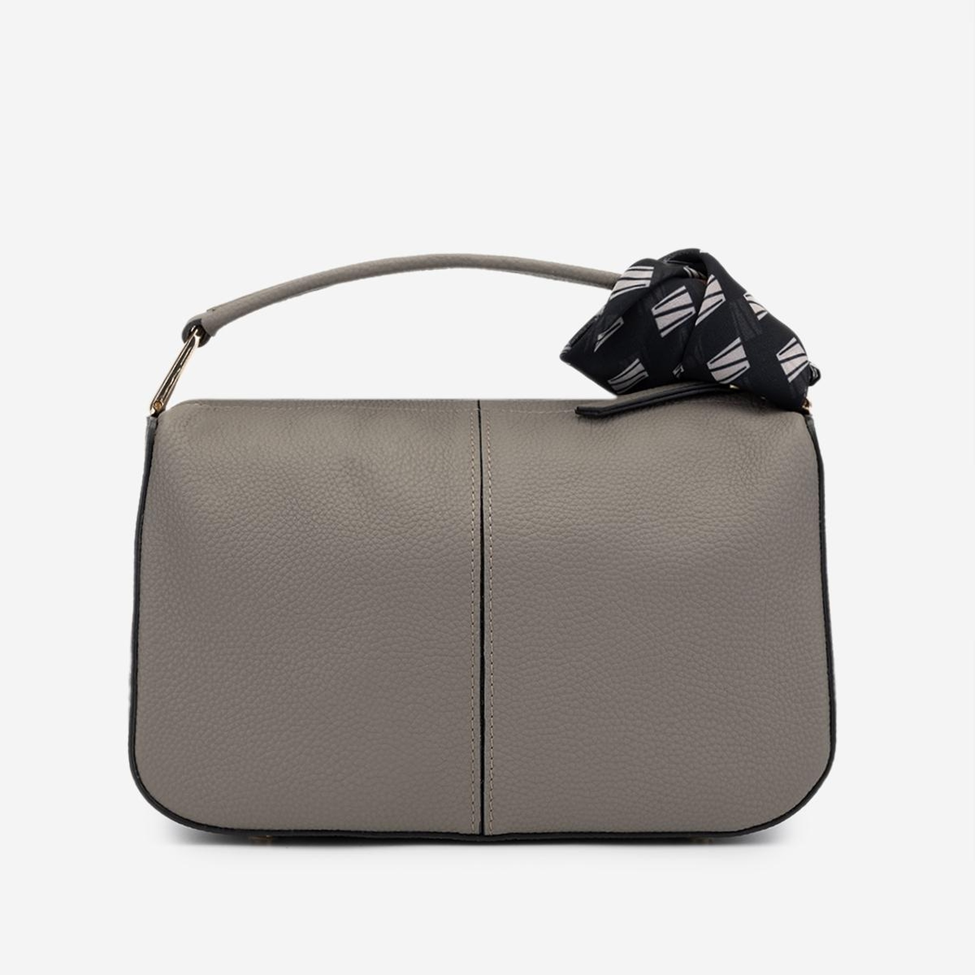 Valmenti Termo Kadın Gri Hakiki Deri Omuz Çanta