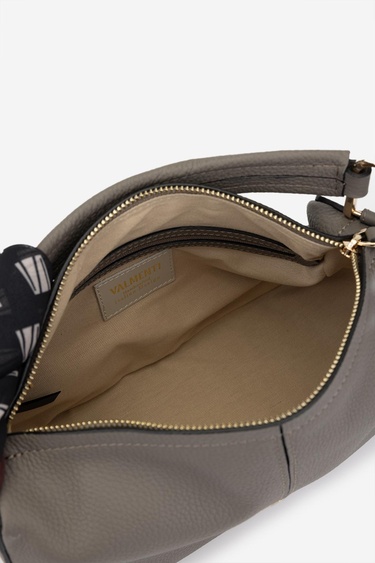  Valmenti Termo Kadın Gri Hakiki Deri Omuz Çanta