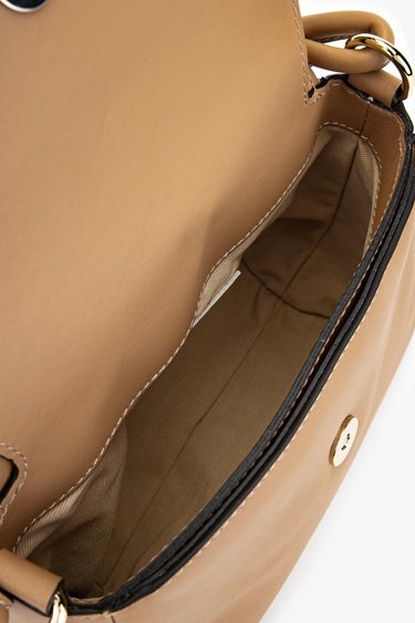  Valmenti Caly Kadın Nude Hakiki Deri Omuz Çanta