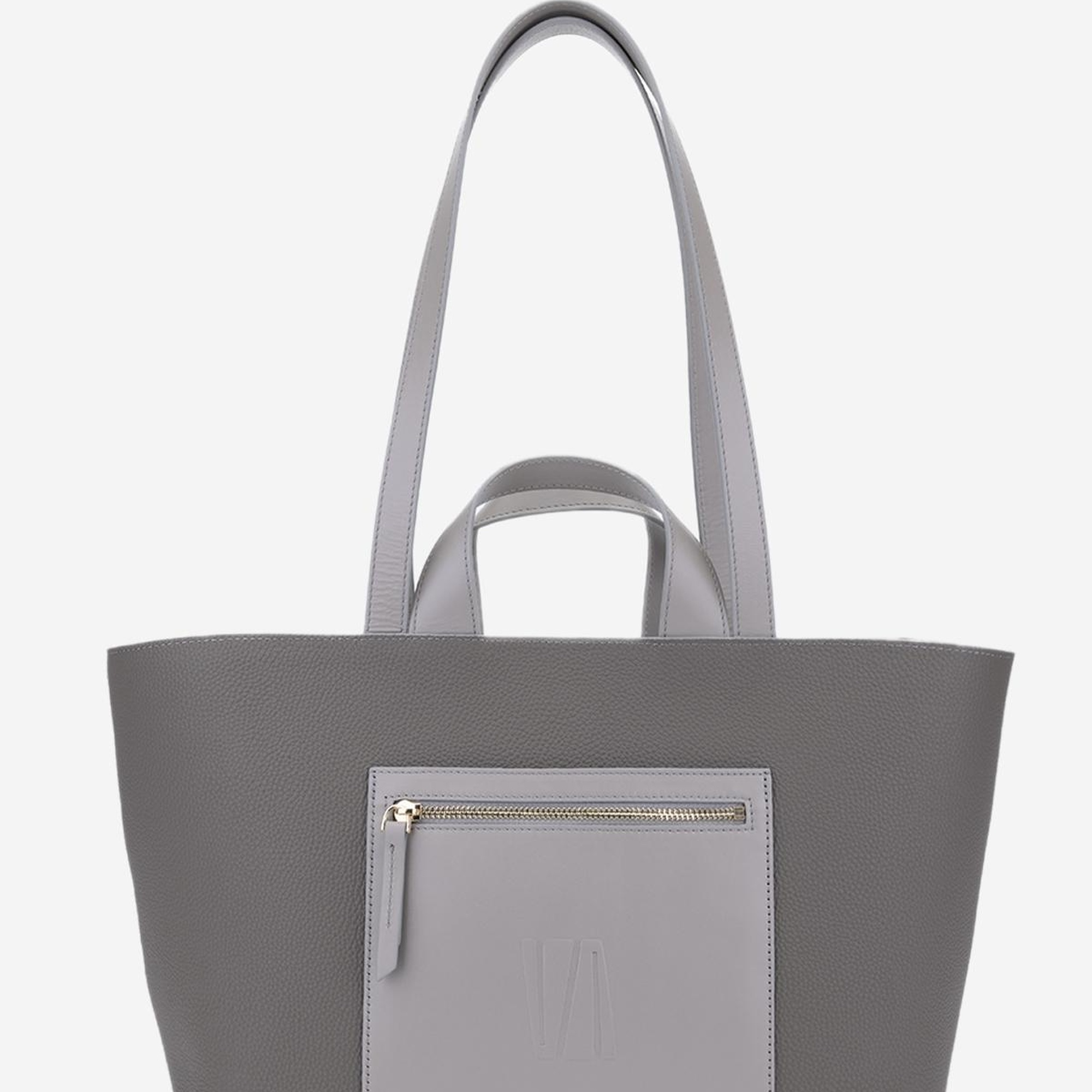 Valmenti Cool Kadın Gri Hakiki Deri Kol Çantası