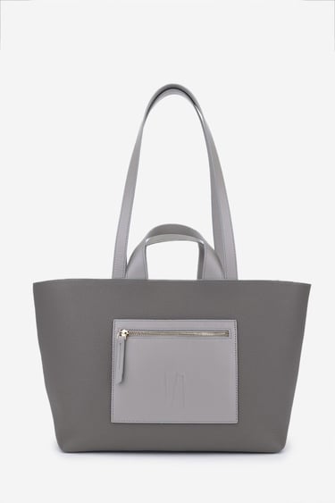  Valmenti Cool Kadın Gri Hakiki Deri Kol Çantası