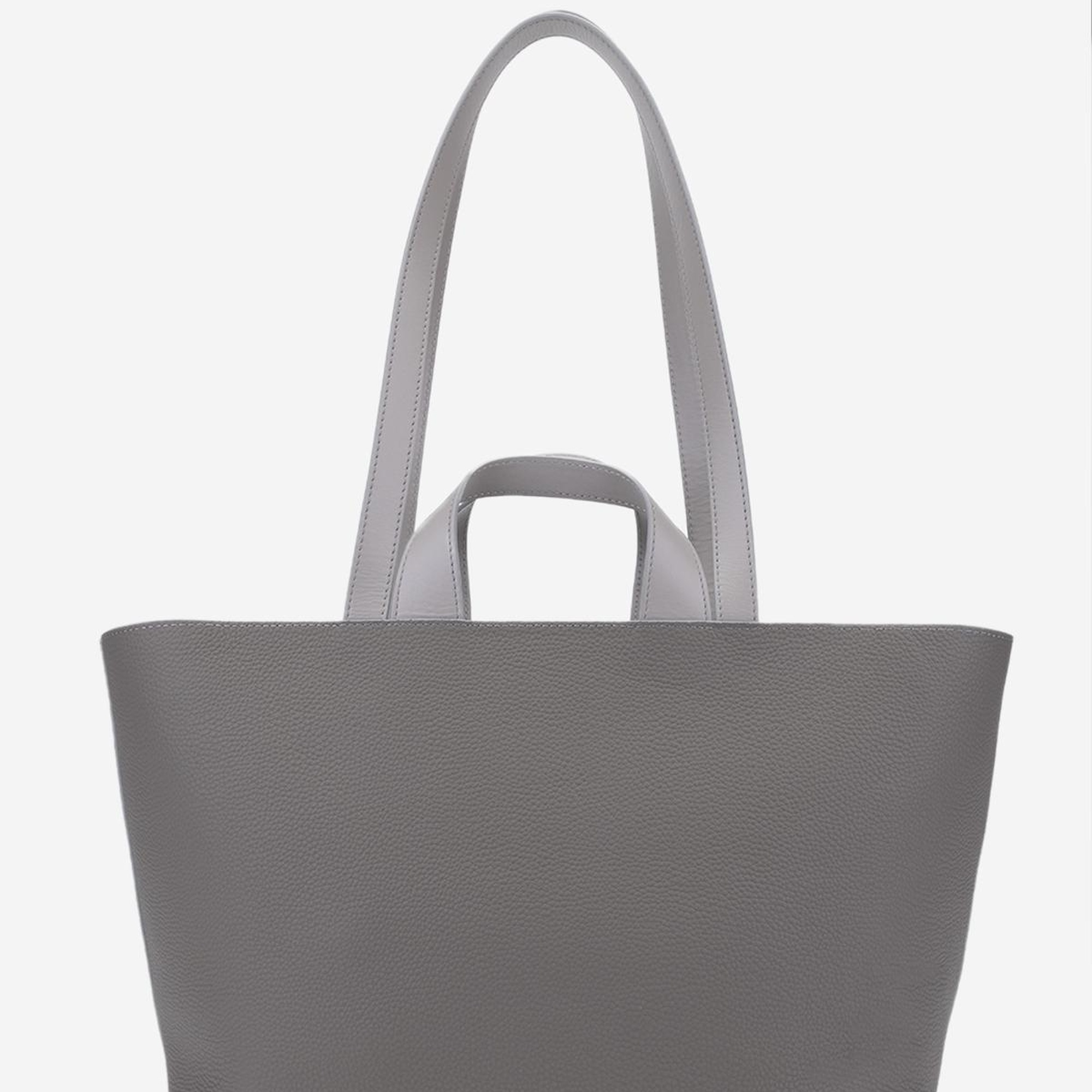 Valmenti Cool Kadın Gri Hakiki Deri Kol Çantası