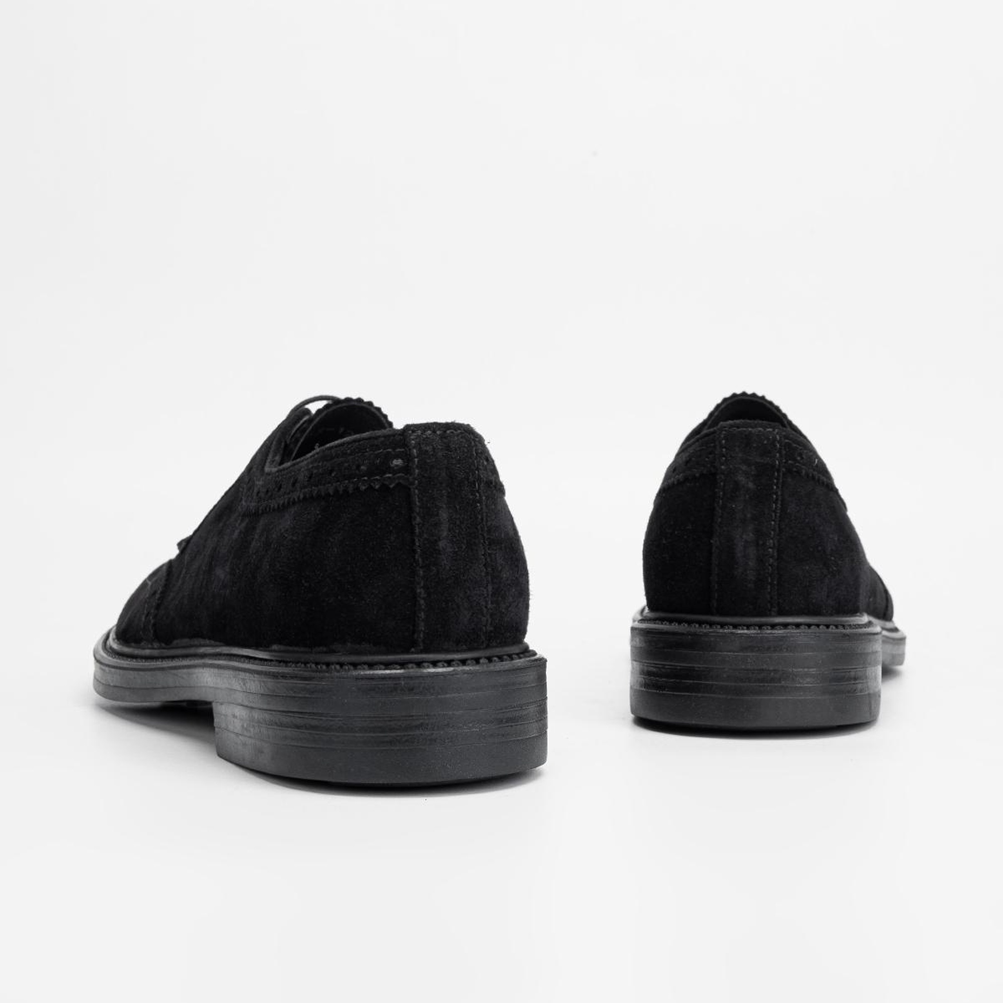 Valmenti Erkek Siyah Süet Hakiki Deri Casual Ayakkabı