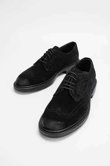  Valmenti Erkek Siyah Süet Hakiki Deri Casual Ayakkabı
