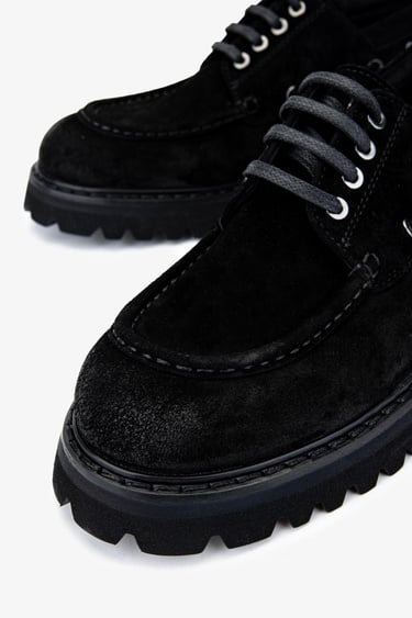  Valmenti Erkek Süet Deri Siyah Süet Casual Ayakkabı