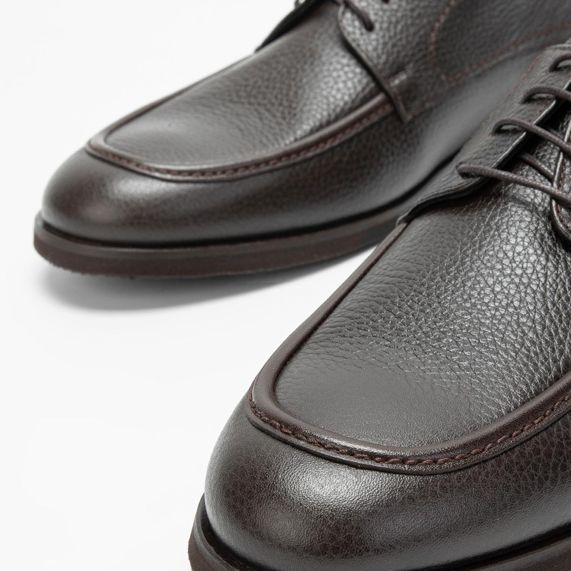 Valmenti Erkek Kahverengi Hakiki Deri Casual Ayakkabı