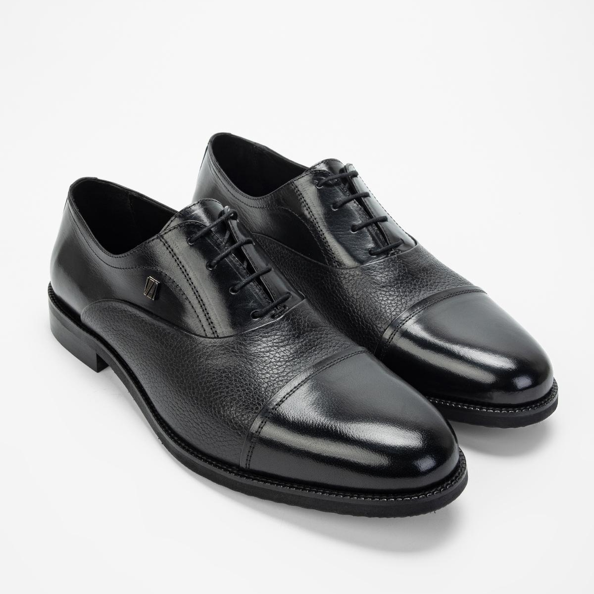 Valmenti Broborus Erkek Siyah Bfl/syh Hakiki Deri Klasik Ayakkabı