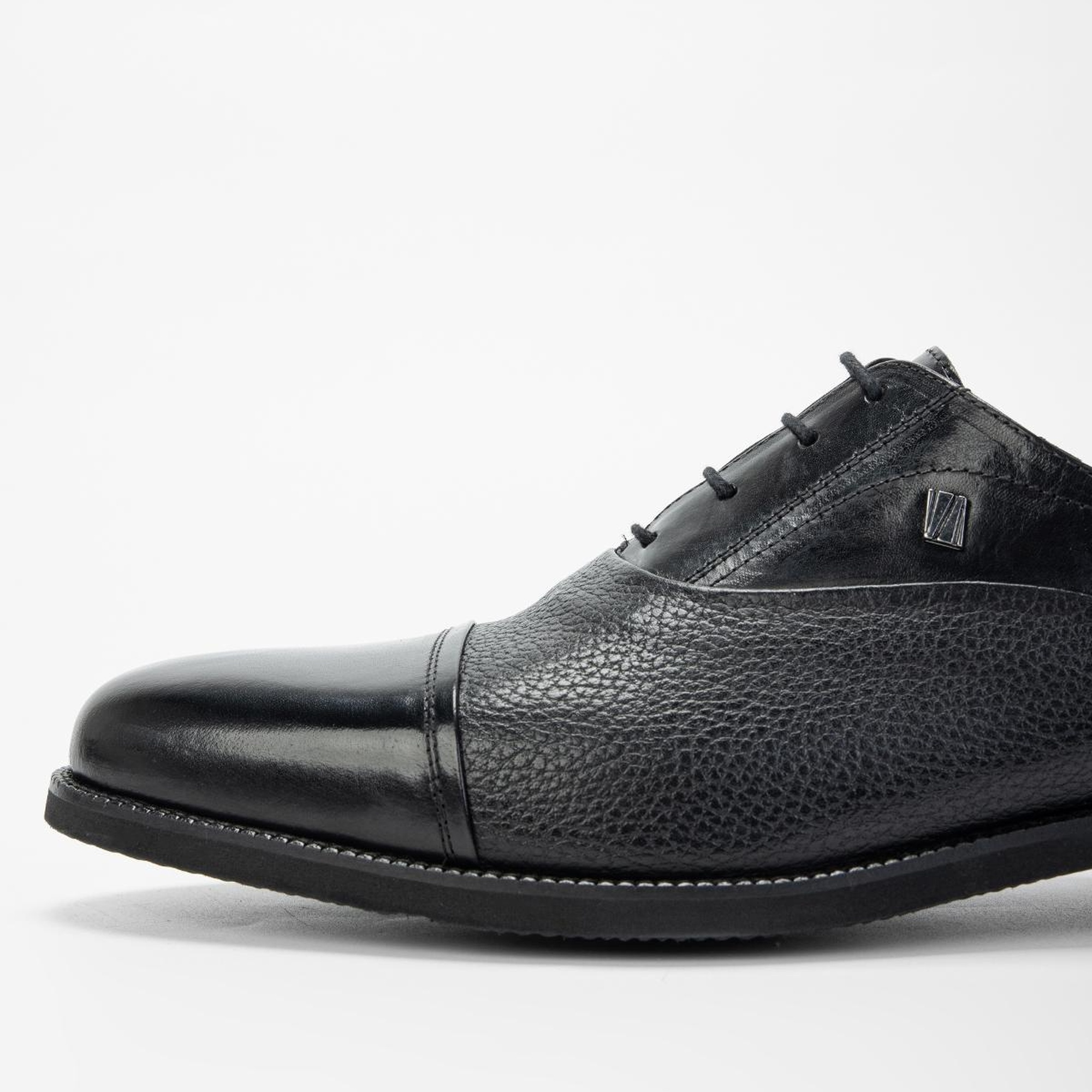 Valmenti Broborus Erkek Siyah Bfl/syh Hakiki Deri Klasik Ayakkabı