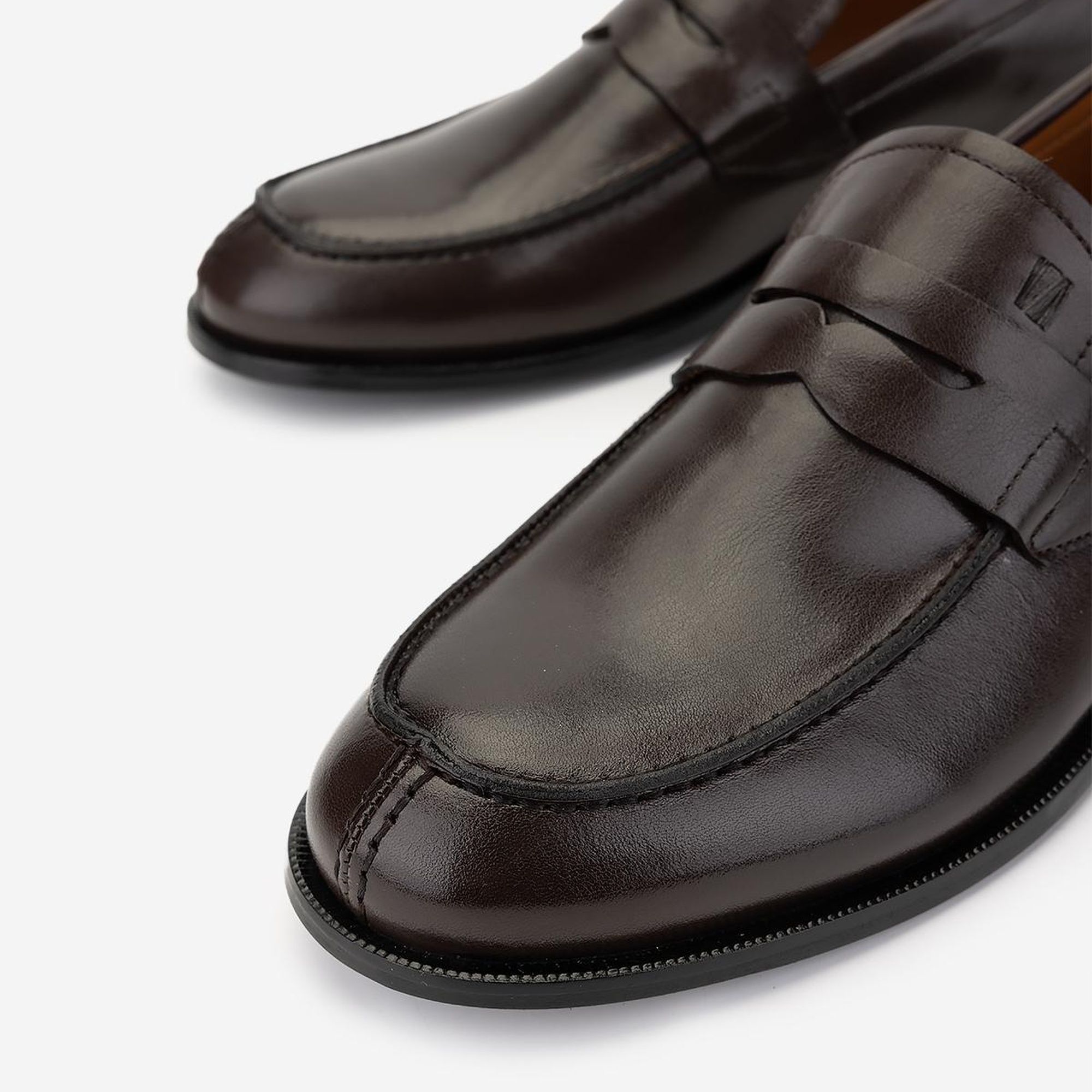 Valmenti Erkek Hakiki Deri Fındık Loafer Ayakkabı