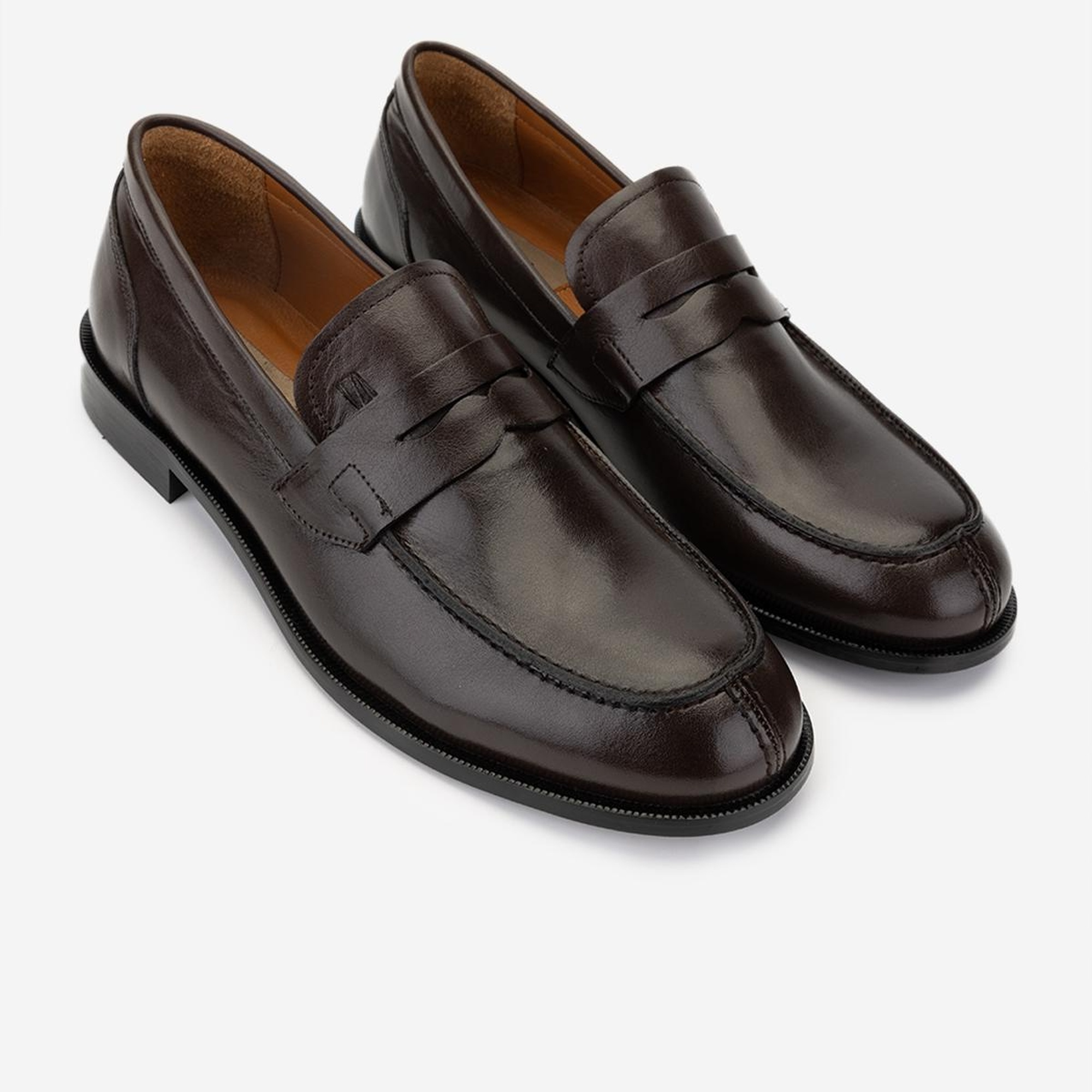 Valmenti Erkek Hakiki Deri Fındık Loafer Ayakkabı