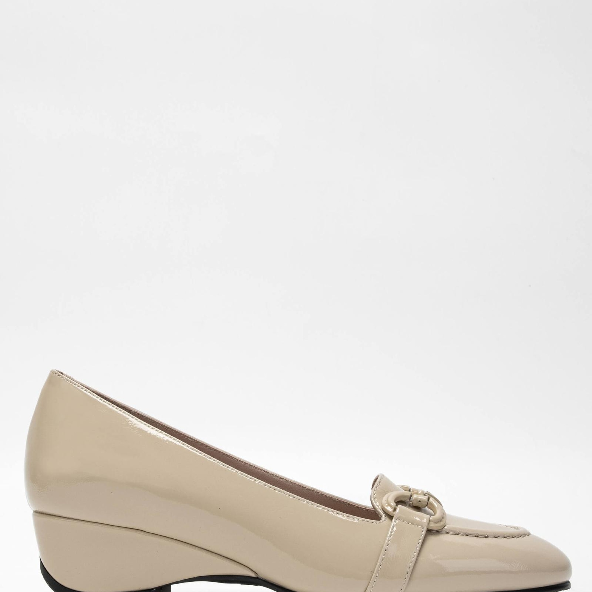 Tamer Tanca Kadın Hakiki Deri Bej Klasik Ayakkabı