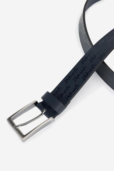  Valmenti Addmy Erkek Lacivert Hakiki Deri Casual Kemer