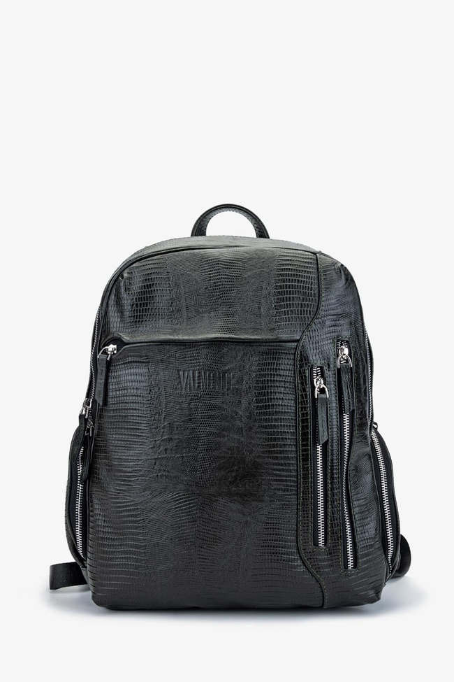  Valmenti Aron Erkek Yeşil Lzr Hakiki Deri Sırt Çantası