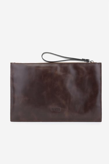  Valmenti Handx Unisex Taba/Kahve Hakiki Deri GÜNLÜK Çanta