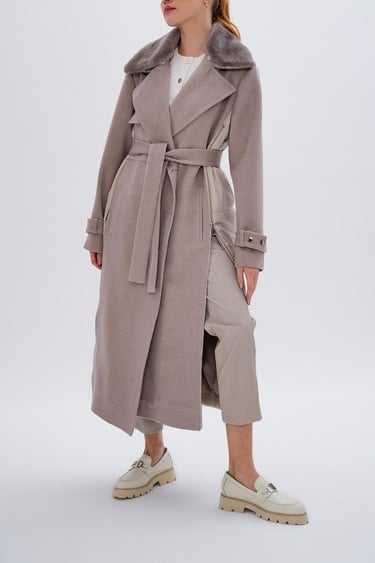  Valmenti Kadın Tekstil Vizon Mont