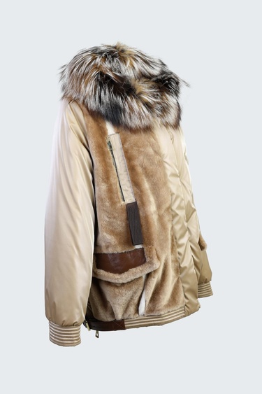  Valmenti Kadın Camel KURK/DERI/KUMAS Mont