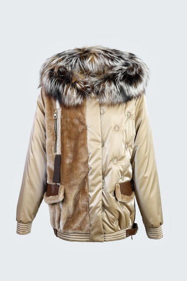  Valmenti Kadın Camel KURK/DERI/KUMAS Mont