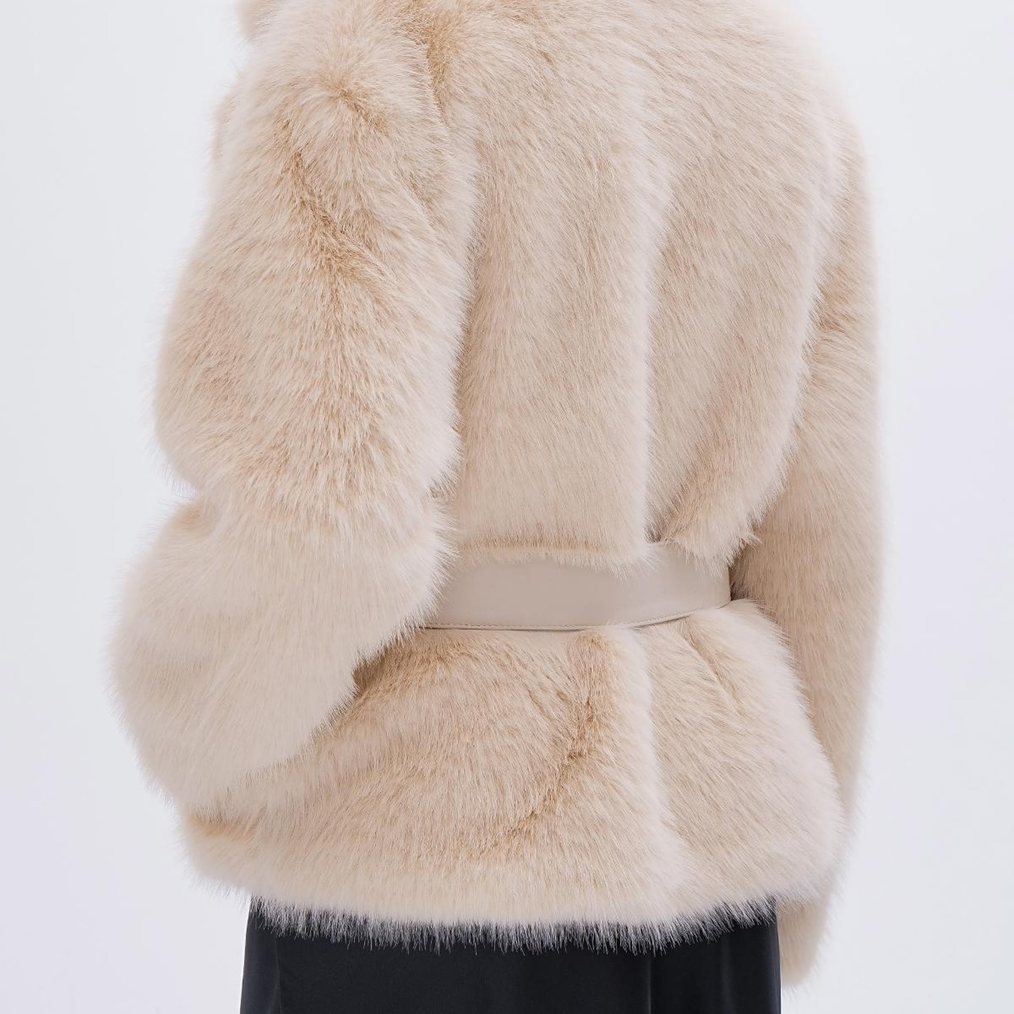 Valmenti Kadın Tekstil Bej Mont