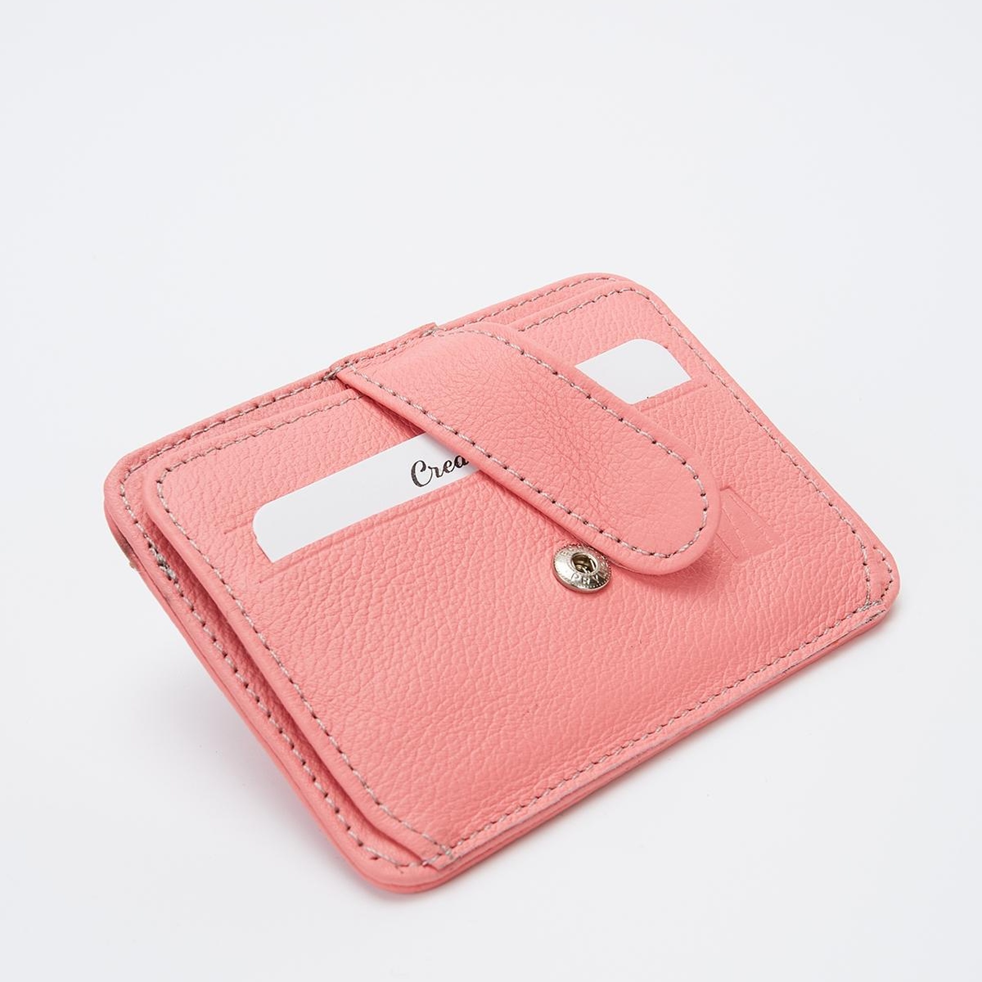 Valmenti Enrico Erkek Pembe Hakiki Deri Cuzdan,Kartlık,Anahtarlık