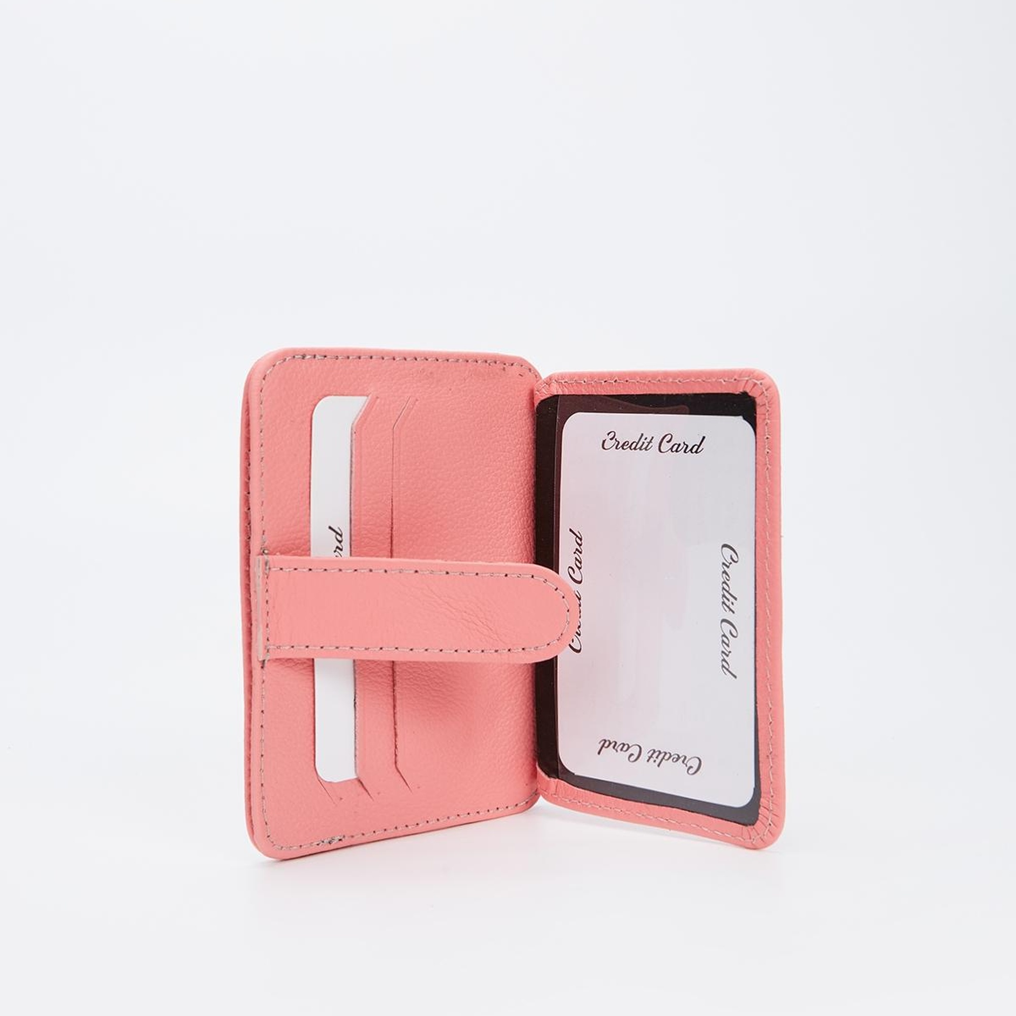 Valmenti Enrico Erkek Pembe Hakiki Deri Cuzdan,Kartlık,Anahtarlık