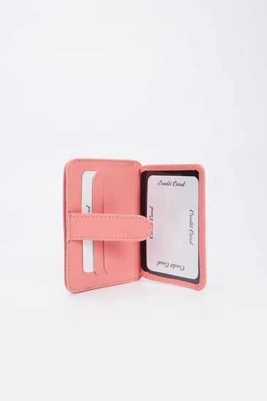  Valmenti Enrico Erkek Pembe Hakiki Deri Cuzdan,Kartlık,Anahtarlık